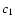 $c_{\rm 1}$