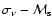 $\sigma_{\nu} - {\cal M}_{\rm s}$