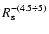 $R_{\rm s}^{ - (4.5\div5)}$