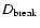 $D_{\rm break}$