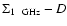 $ \Sigma_{\rm 1~~GHz} - D$