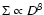 $\Sigma \propto D^\beta$