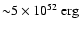 ${\sim} 5 \times 10^{52}~ {\rm erg}$