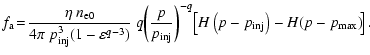$\displaystyle f_{\rm a}\! =\! \frac{{\eta ~n_{{\rm e0}} }}{{4\pi ~p_{{\rm inj}}...
...left[ {H\left( {p - p_{{\rm inj}} } \right) - H(p - p_{{\rm max}} )} \!\right].$