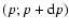 $(p;p + {\rm d}p)$