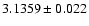 $3.1359\pm0.022$