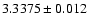 $3.3375\pm0.012$