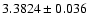 $3.3824\pm0.036$