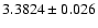 $3.3824\pm0.026$