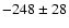 $-248\pm28$