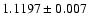 $1.1197\pm0.007$