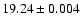 $19.24\pm0.004$