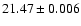 $21.47\pm0.006$