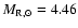 ${M_{{\rm R},\odot}} = 4.46$