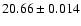 $20.66\pm0.014$