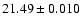 $21.49\pm0.010$