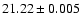 $21.22\pm0.005$