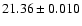$21.36\pm0.010$