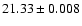 $21.33\pm0.008$