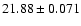 $21.88\pm0.071$