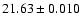 $21.63\pm0.010$