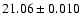 $21.06\pm0.010$
