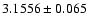 $3.1556\pm0.065$