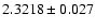 $2.3218\pm0.027$