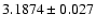 $3.1874\pm0.027$