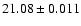$21.08\pm0.011$