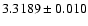 $3.3189\pm0.010$