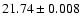 $21.74\pm0.008$