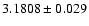 $3.1808\pm0.029$