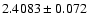 $2.4083\pm0.072$