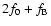 $2f_0+f_{\rm B}$
