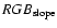 $RGB_{\rm slope}$