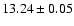 $13.24\pm0.05$