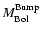 $M^{\rm Bump}_{\rm Bol}$