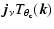 $\displaystyle \vec{j_\nu} T_{\theta_{\rm c}}(\vec{k})$