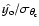 $\hat{y_{\rm o}}/\sigma_{\theta_{\rm c}}$