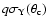 $q\sigma _{\rm Y}(\theta _{\rm c})$