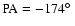$\rm PA=-174{\hbox {$^\circ $ }}$