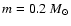 $m=0.2~{M}_\odot$