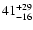 $\rm 41^{+29}_{-16}$