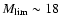 $M_{\rm lim}\sim18$