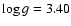 $\log g=3.40$