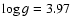 $\log g=3.97$