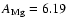 $A_{\rm Mg}=6.19$