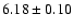 $6.18\pm0.10$