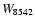 $W_{\rm 8542}$